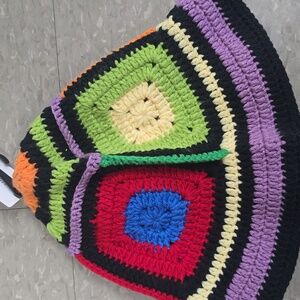 Anthropologie Granny Squate Hat